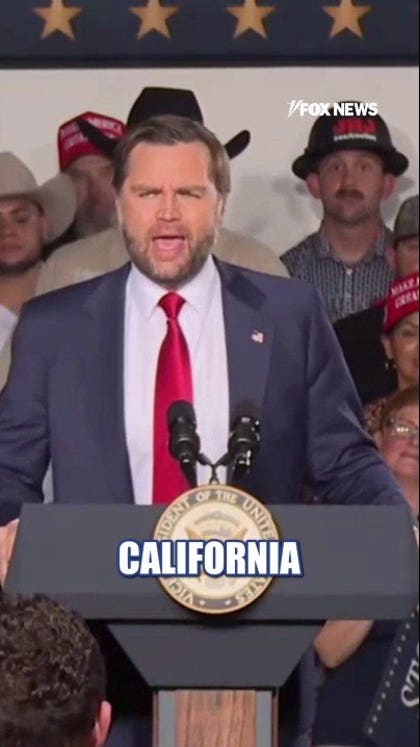 JD Vance: Texas will not become California