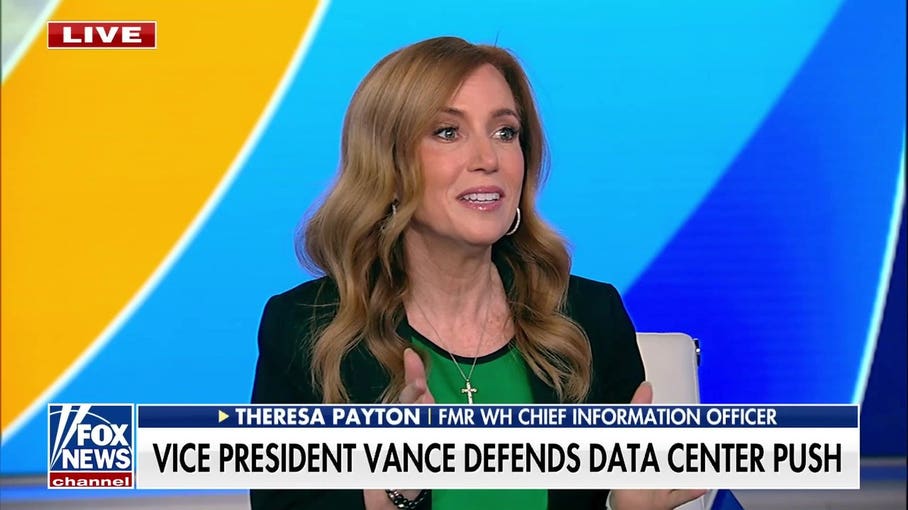 Theresa Payton reacts to Vance's AI data center push
