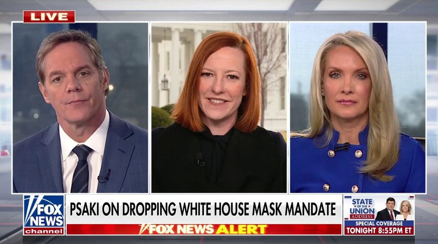 Hemmer presses Psaki on changing mask guidance for the White House: ‘What changed?’