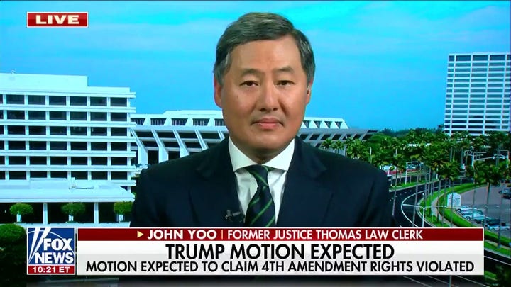 Justice Department likely to ‘over-redact’ Trump Mar-a-Lago affidavit: John Yoo