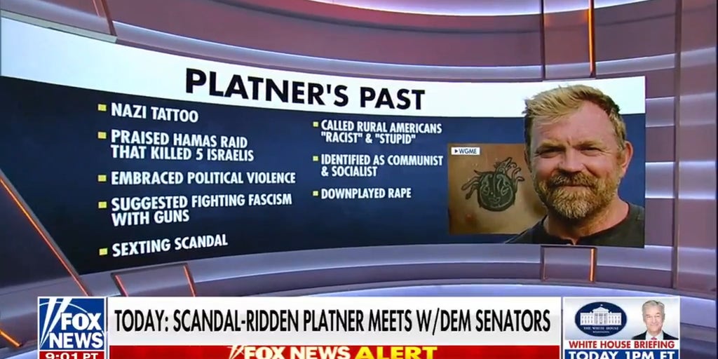 Platner meets with Democratic senators as scandals plague campaign