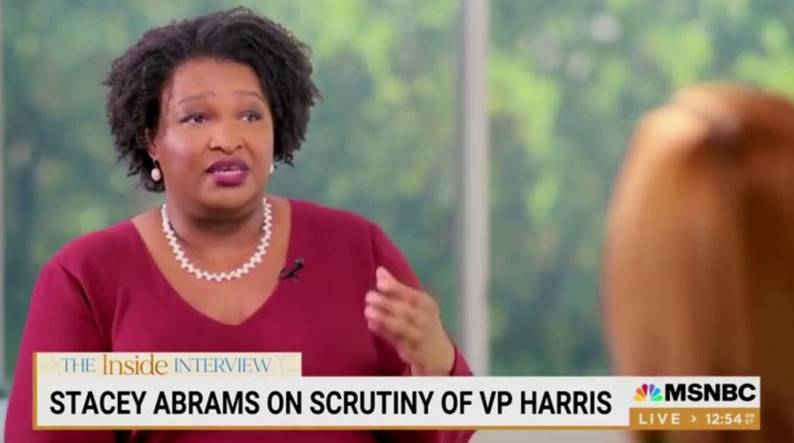 Stacey Abrams blames scrutiny of Kamala Harris on 'misogyny and racism'