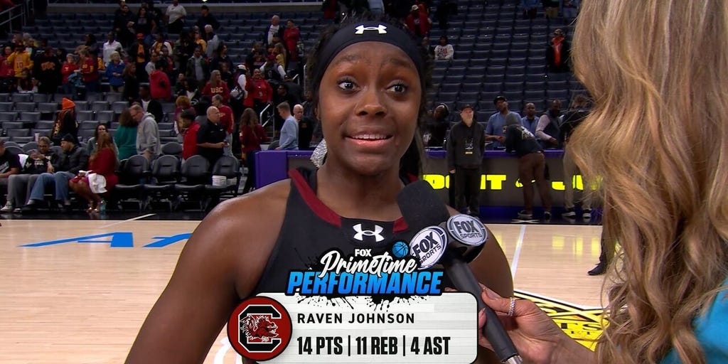 Raven Johnson's double-double helps South Carolina to a DOMINANT win over USC ⭐️ Primetime Performance