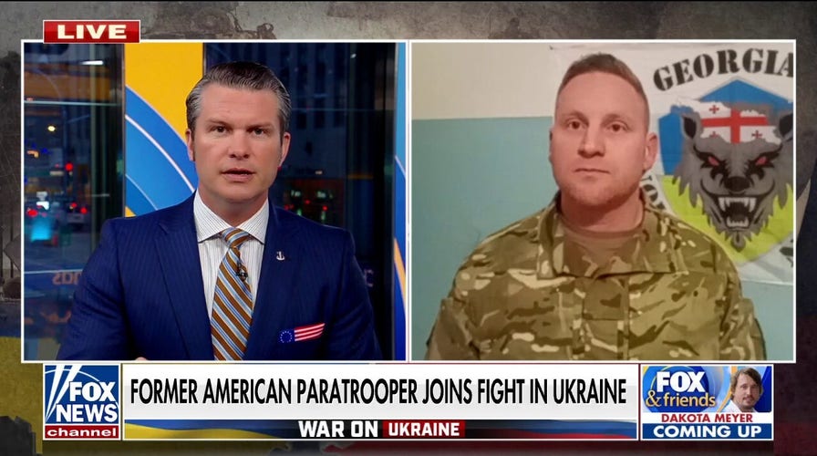 Former American paratrooper joins fight in Ukraine as Russian invasion continues: 'This is their 1776'