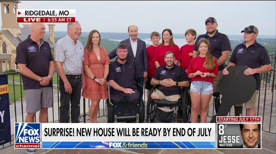 Wounded veteran gifted new home as part of 100 Homes Challenge