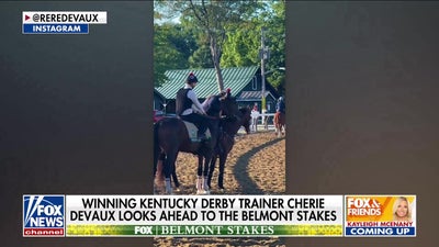 Cherie DeVaux discusses Kentucky Derby win, looks ahead to Belmont Stakes