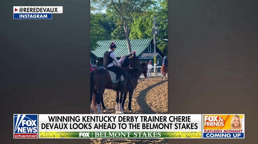 Cherie DeVaux discusses Kentucky Derby win, looks ahead to Belmont Stakes