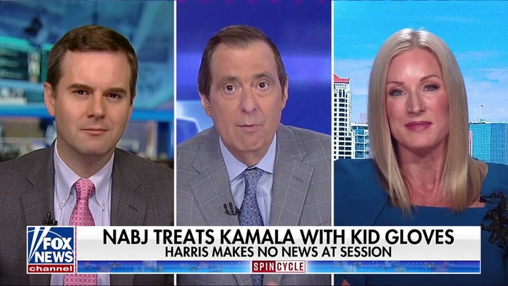 Reporters are using ‘Trump questioning’ against Kamala Harris: Laura Fink