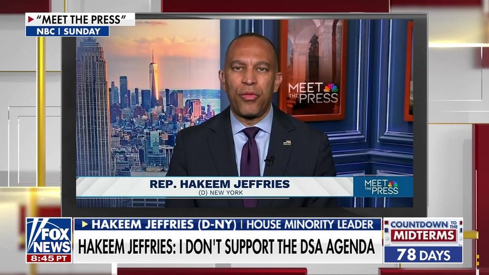 Hakeem Jeffries denounces DSA agenda as Democrats clash