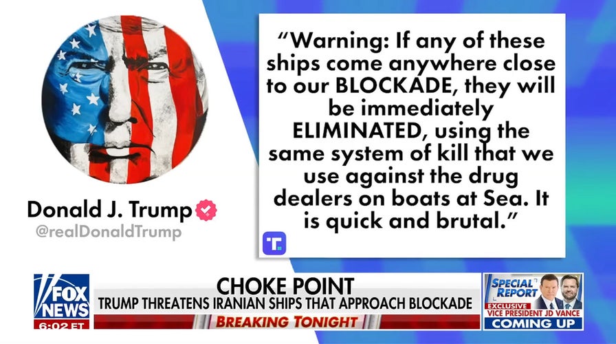 President Donald Trump says Iranians are looking to speech again