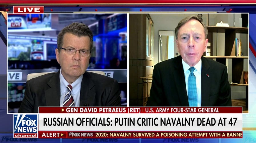 Putin critic Alexei Navalny was 'murdered': Fmr. CIA Director Gen. Petraeus
