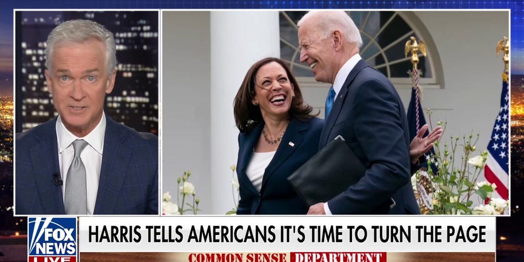 Trace Gallagher: The page Kamala Harris wants to turn was written by her and her boss
