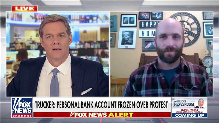 Canadian trucker's personal bank account frozen over protest