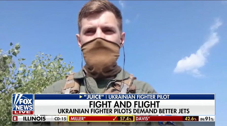 Ukrainian fighter pilot says they need better jets