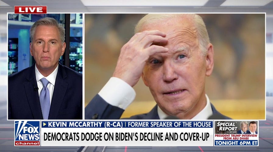 Kevin McCarthy calls on Democratic leaders to resign over cover-up of Biden's decline