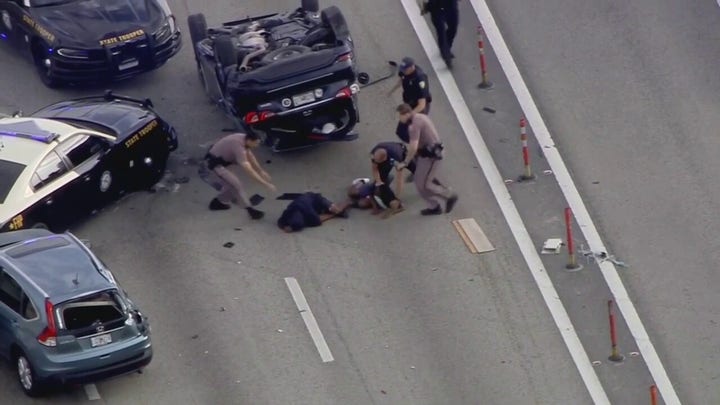 Wild Florida police chase ends with 5 juvenile suspects in custody