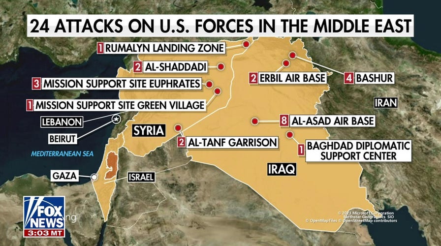 Timeline US Forces In Iraq And Syria Were Attacked At Least 28 Times Image 