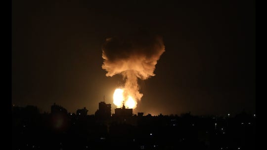 Israel strikes Hamas targets after rockets fired from Gaza