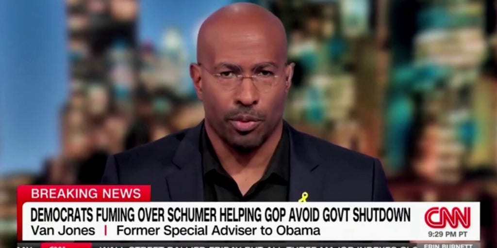 CNN’s Van Jones says Dems unleashing ‘volcanic anger’ towards Schumer for caving on spending bill