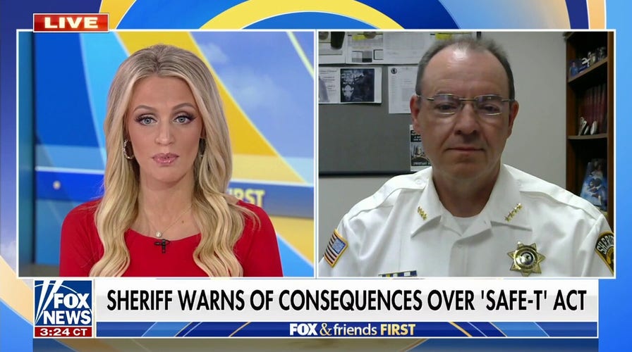 Illinois sheriff Jeff Bullard warns against consequences of 'SAFE-T' Act: 'Revolving door' for criminals