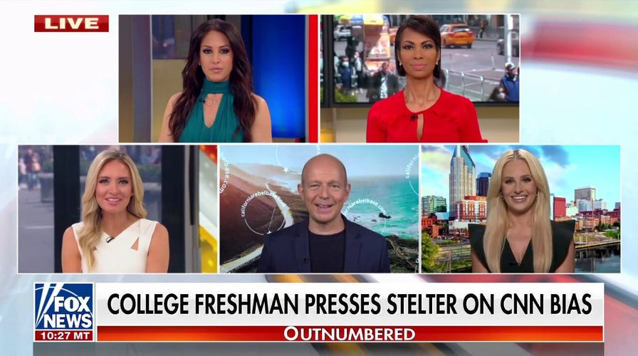 McEnany: College freshman turns tables on CNN's Stelter
