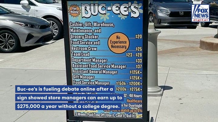 Buc-ee's six-figure pay for managers fuels debate over career paths without college