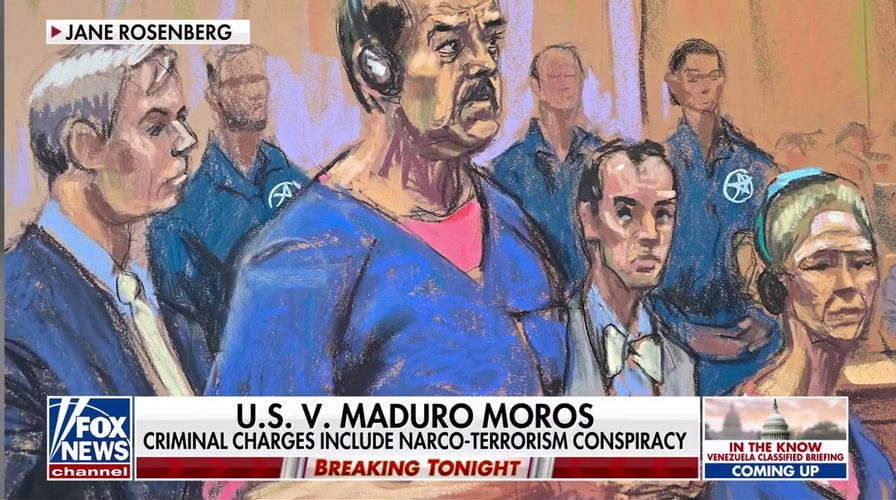 'HISTORIC DAY': Maduro and his wife appear in federal court