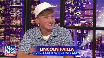15-year-old Lincoln Failla gets a taste of taxation on first paycheck