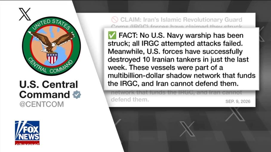 CENTCOM confirms all Iranian attack attempts on US military failed