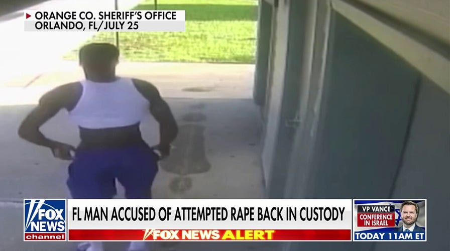 Florida man accused of attempted rape back in custody