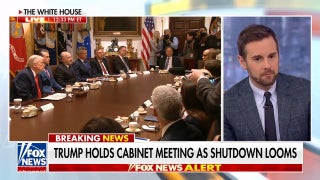 Trump holds Cabinet meeting as shutdown looms