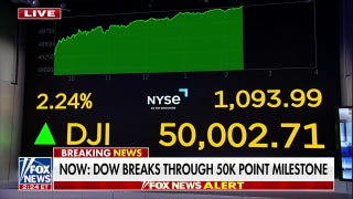 Dow hits 50,000 for the first time