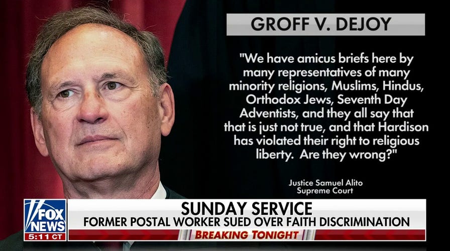 Supreme Court hears dispute after Christian postal worker refuses to work on Sundays