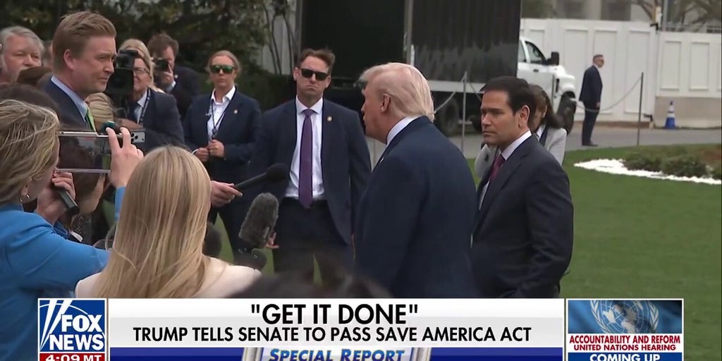 President Trump tells Senate to pass SAVE America Act