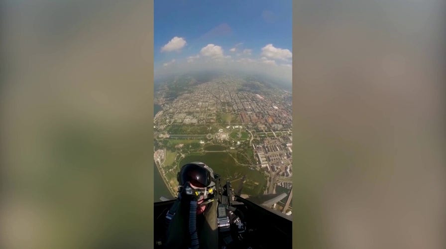 Pilot shares flyover view of DC amid America 250 celebrations