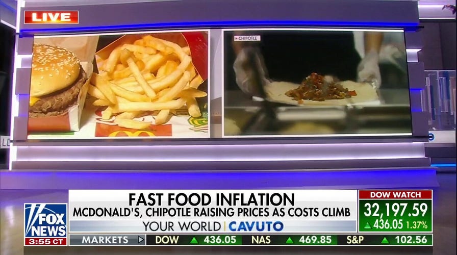 Inflation now hitting your favorite fast food 