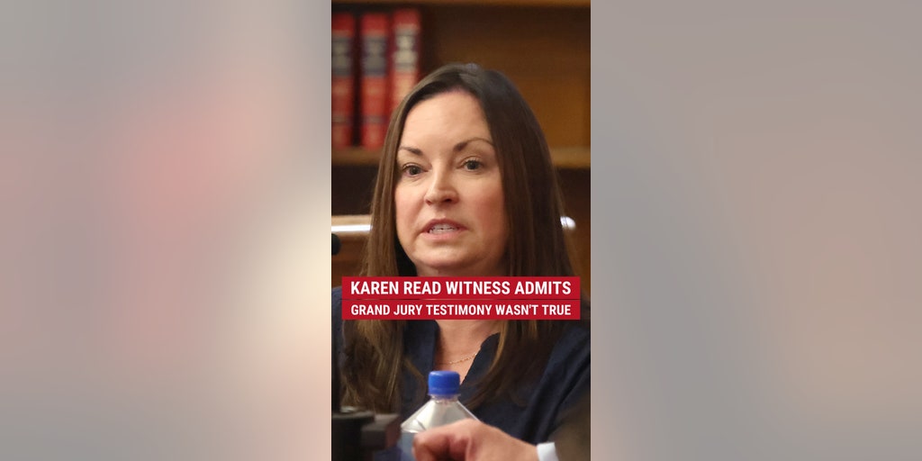 Karen Read's witness admits her grand jury testimony was not true
