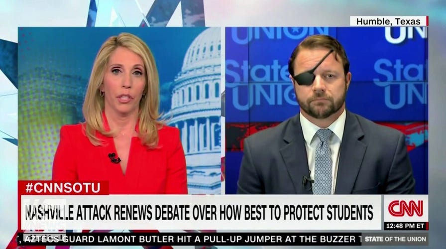 Rep. Crenshaw pushes back on CNN over school shootings