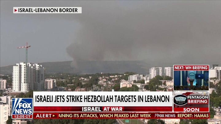 Israeli jets strike Hezbollah targets in Lebanon