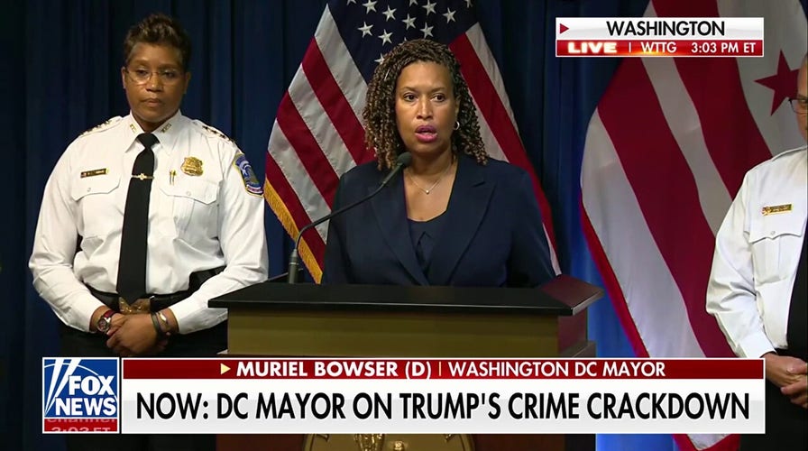 DC mayor touts 'huge decrease in crime' after Trump announces takeover of police