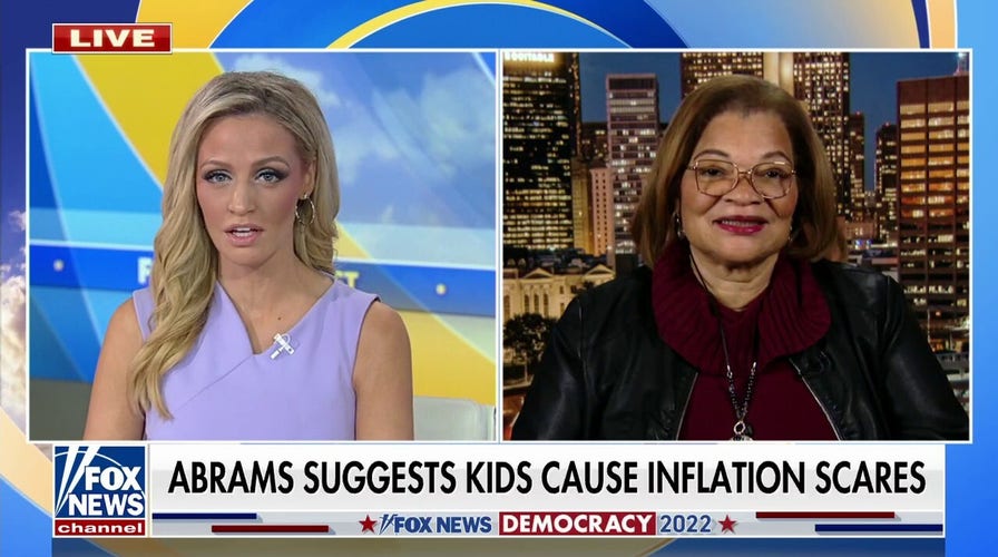 Stacey Abrams is 'fear-mongering' after tying abortion to inflation: Alveda King