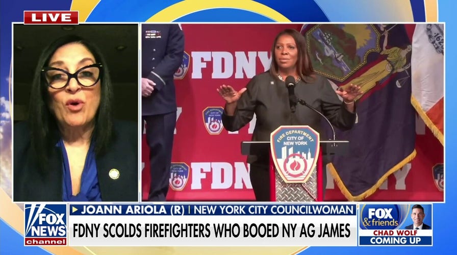 Official reacts to FDNY scolding firefighters who booed AG James: 'There should be no retribution'