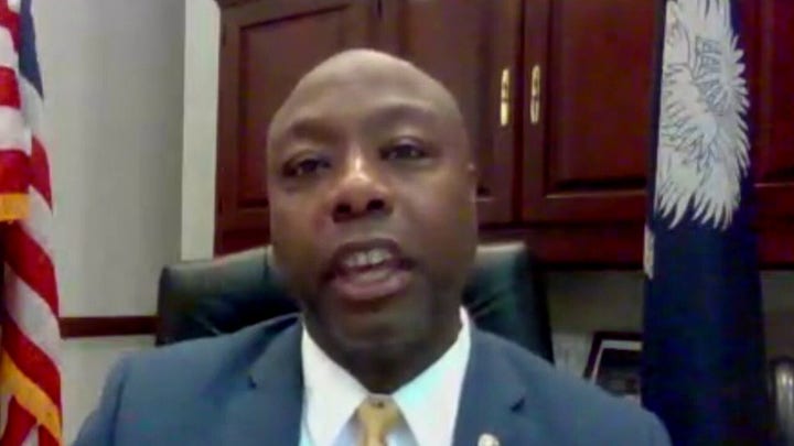 Senator Scott slams Dems over police reform: 'No desire to solve problem before election'