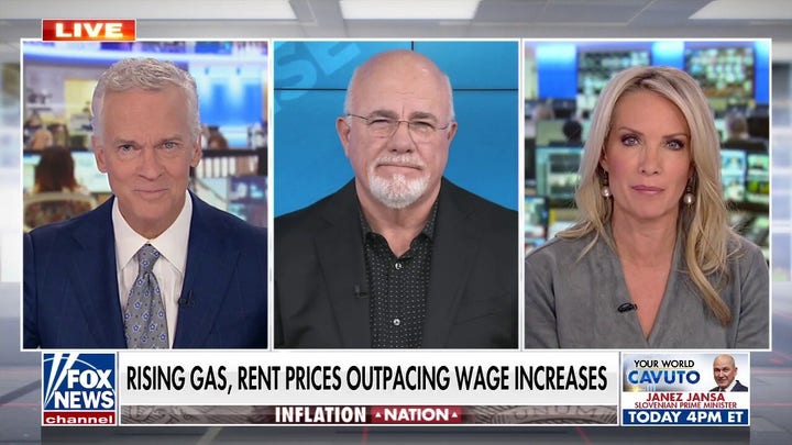 Gas pump inflation is '100% Biden's fault': Dave Ramsey