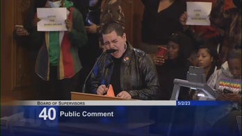 Pro-trans activist upends San Franciso Board of Supervisors meeting by screaming: 'Feel our pain'