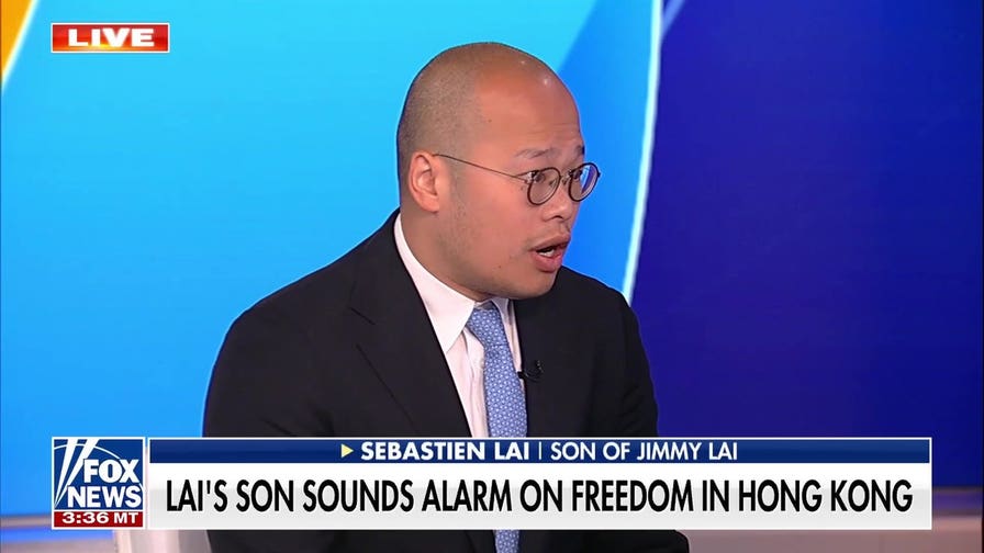 Sebastien Lai sounds alarm on Hong Kong freedom as father remains jailed