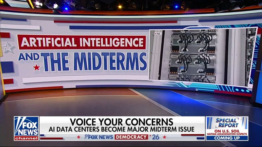 AI data centers become major midterm election issue