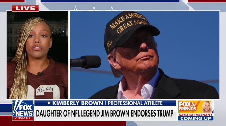 La hija de una leyenda de NFL apoya a Trump y se opone a que haya hombres biológicos en el deporte femenino 