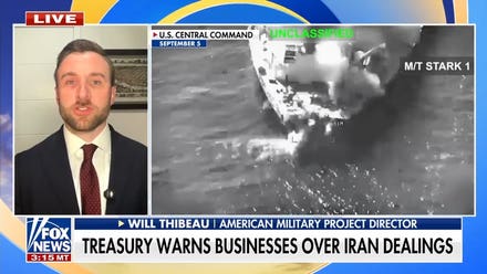 Will Thibeau reacts to US sanctions against Russian bank over Iran ties