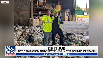 NYC sanitation workers find lost rings in 20K pounds of trash